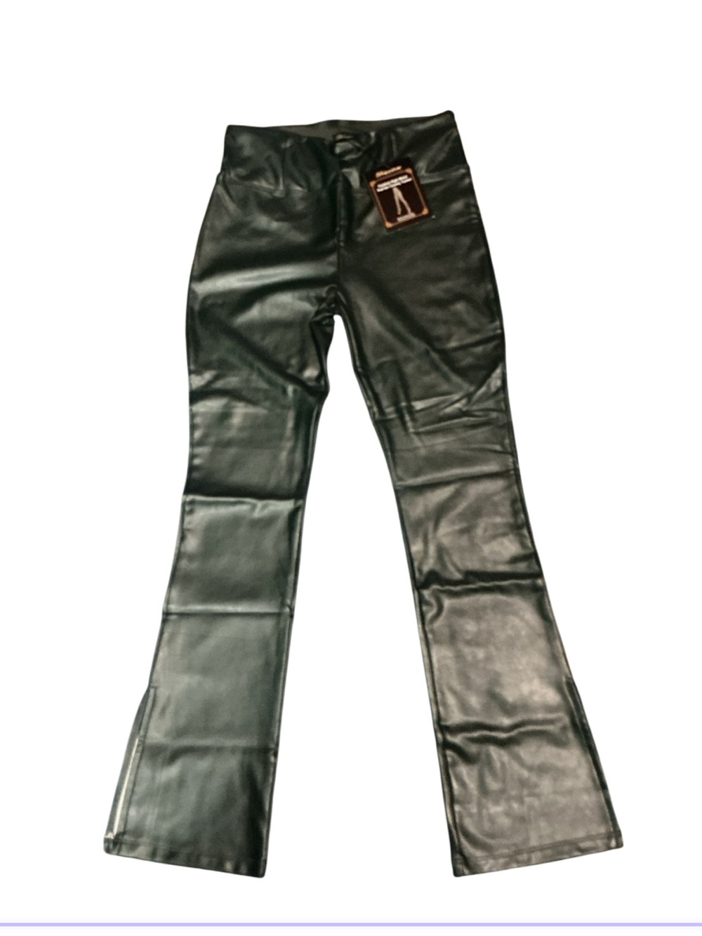 NWT ShineStar Pullon Tummy Tucker Faux Leather Pants